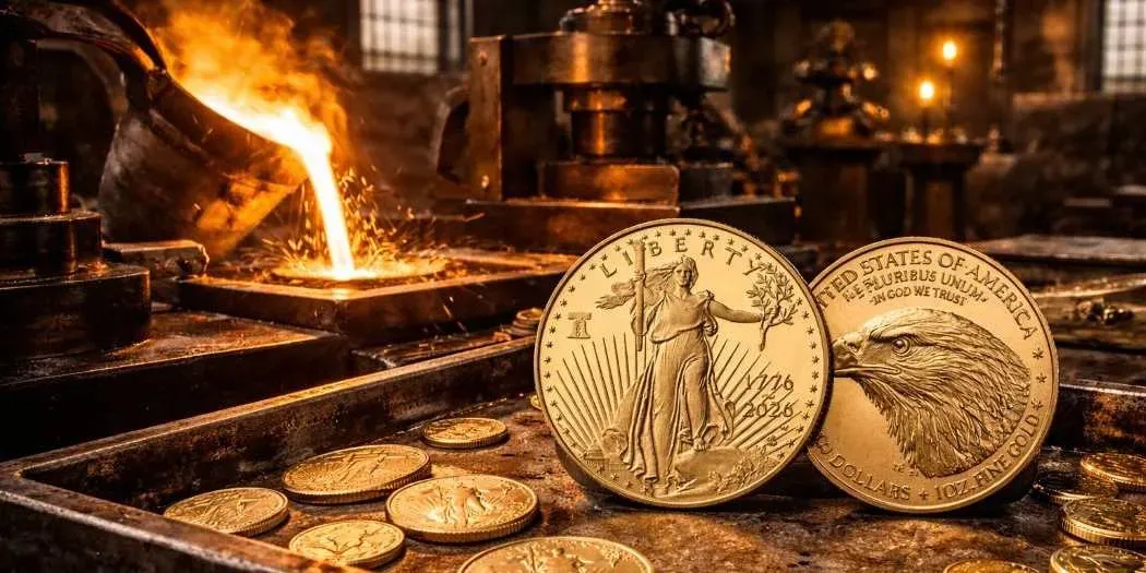 2026-W American Gold Eagle Proof Coins: Liberty Bell Privy Release