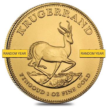 BX products 1 oz South African Krugerrand Gold Coin (Random Year)