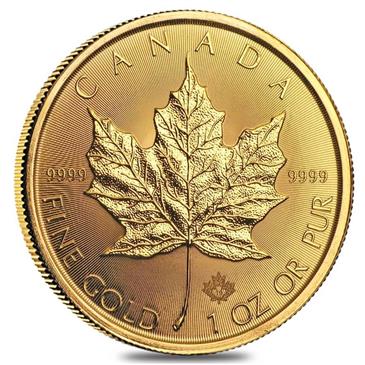 BX products 2019 1 oz Canadian Gold Maple Leaf $50 Coin .9999 Fine BU